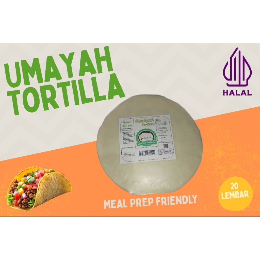 TORTILLA| KULIT KEBAB| Umayah Tortilla ukuran 20cm