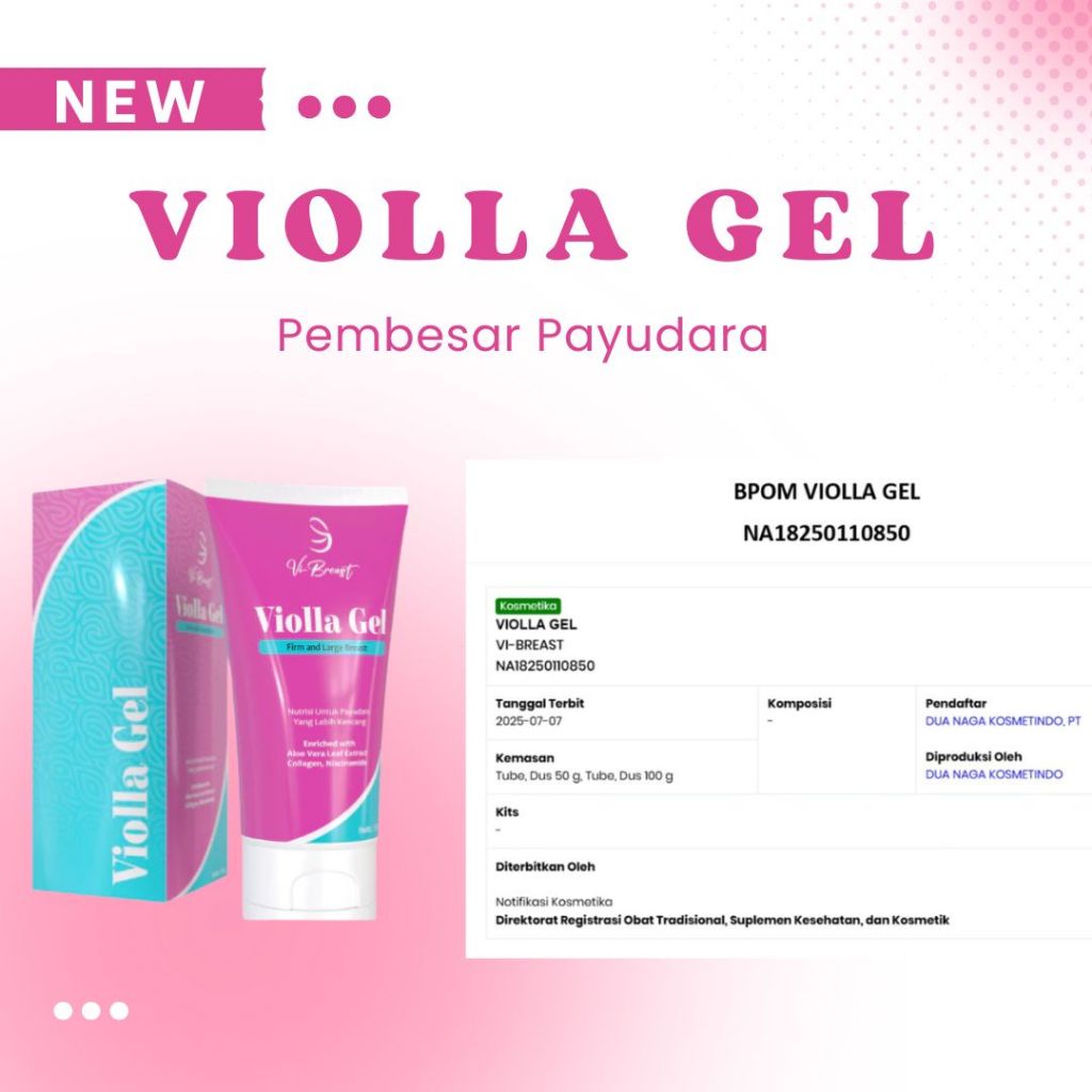VIOLLA PEMBESAR & PENGENCANG PAYUDARA AMAN BPOM