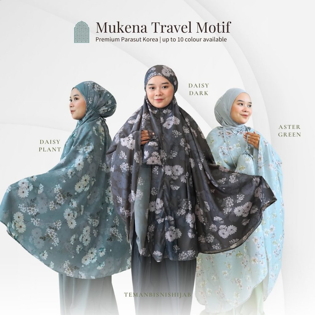 Mukena Travel size | Mukena motif | Mukena Ramdhan series