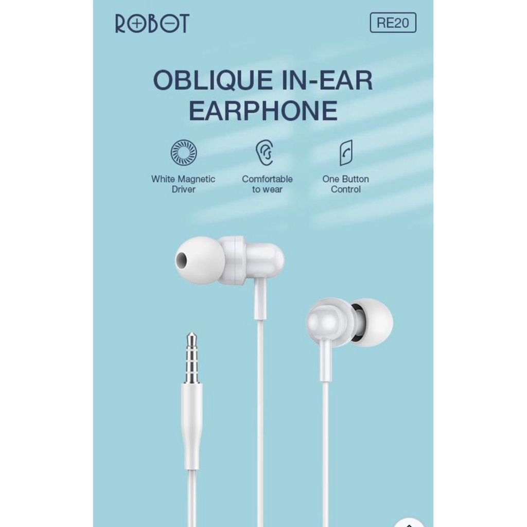 ROBOT RE20 Headset Kabel | Headset Kepala Karet