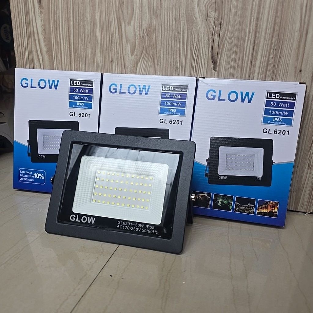 LAMPU SOROT LED 50W IP65 / KAP SOROT LED 50W IP65 GLOW