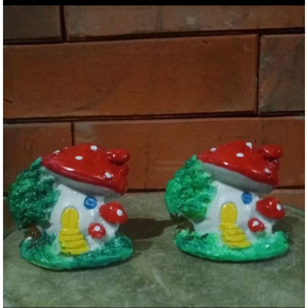 hiasan aquarium rumah jamur