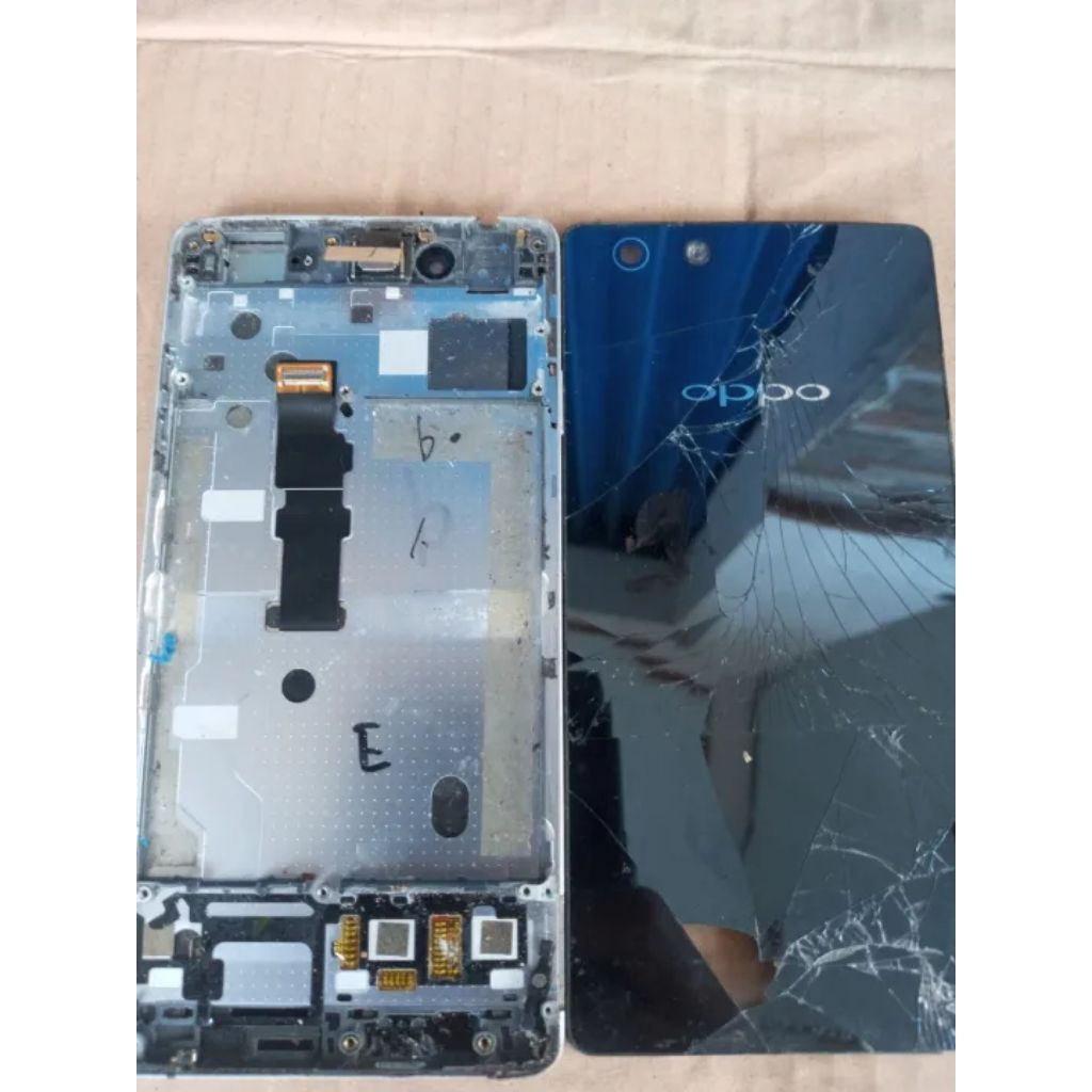 Lcd Tc Hp Oppo R1 minus lcd tompel cabutan normal