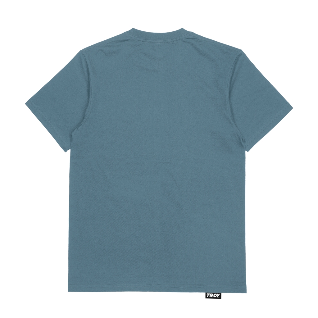 Troy Company Tshirt Mineral Blue Brumm - Kaos Lengan Pendek Kaos Biru Mineral MTD 3516