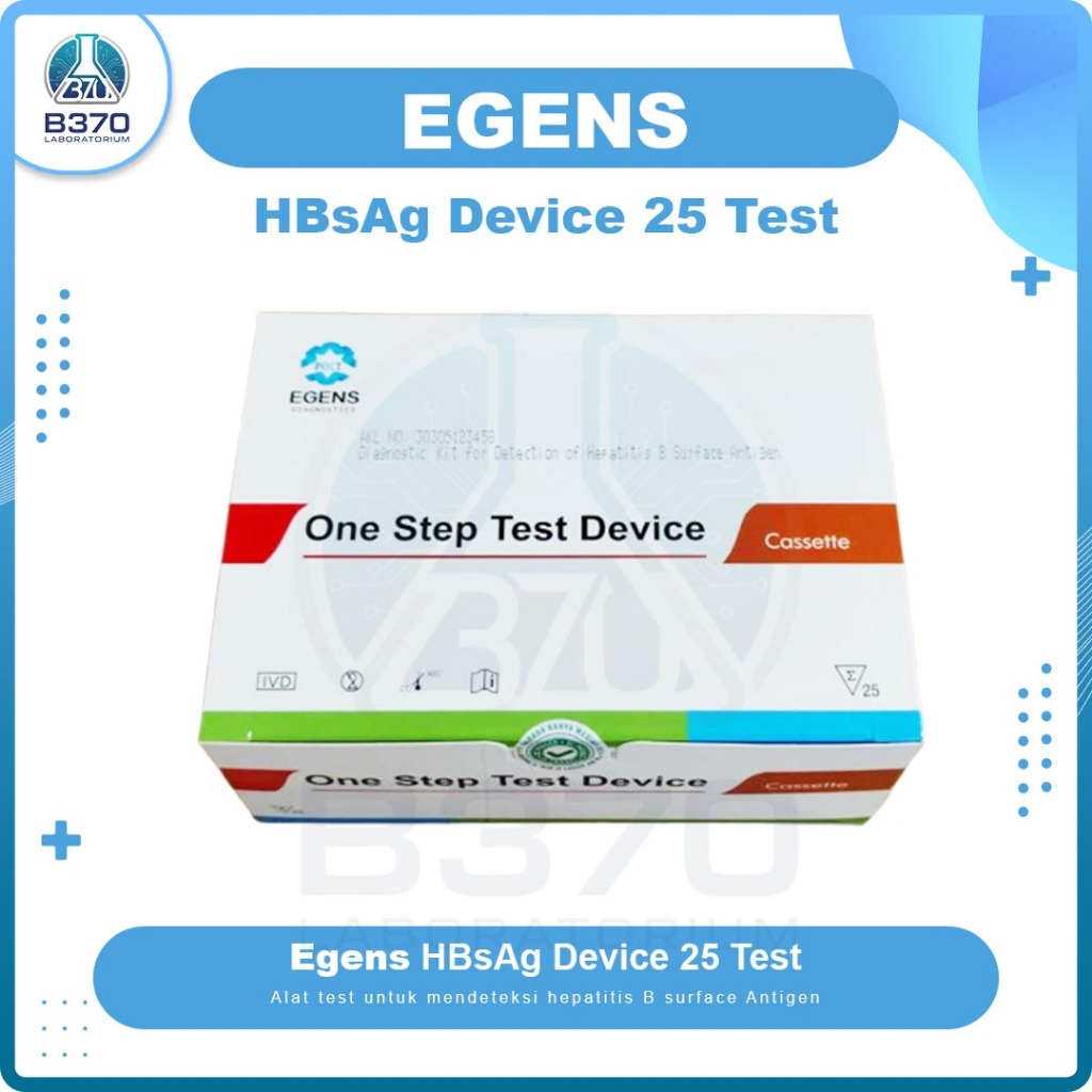 EGENS HBsAg Strip 50 Test / Hbsag Cassette 25 Test