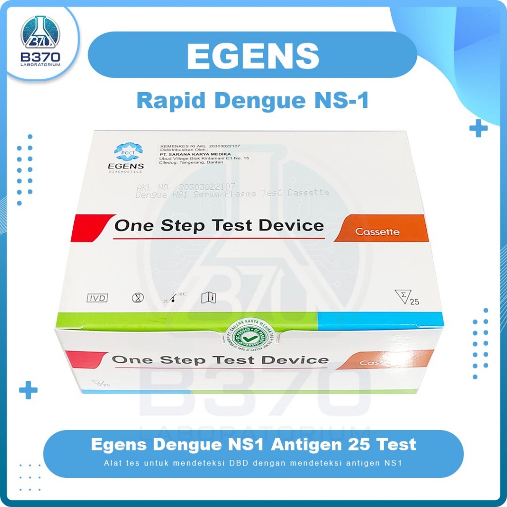 EGENS Dengue NS1 Antigen Test Cassette 25T