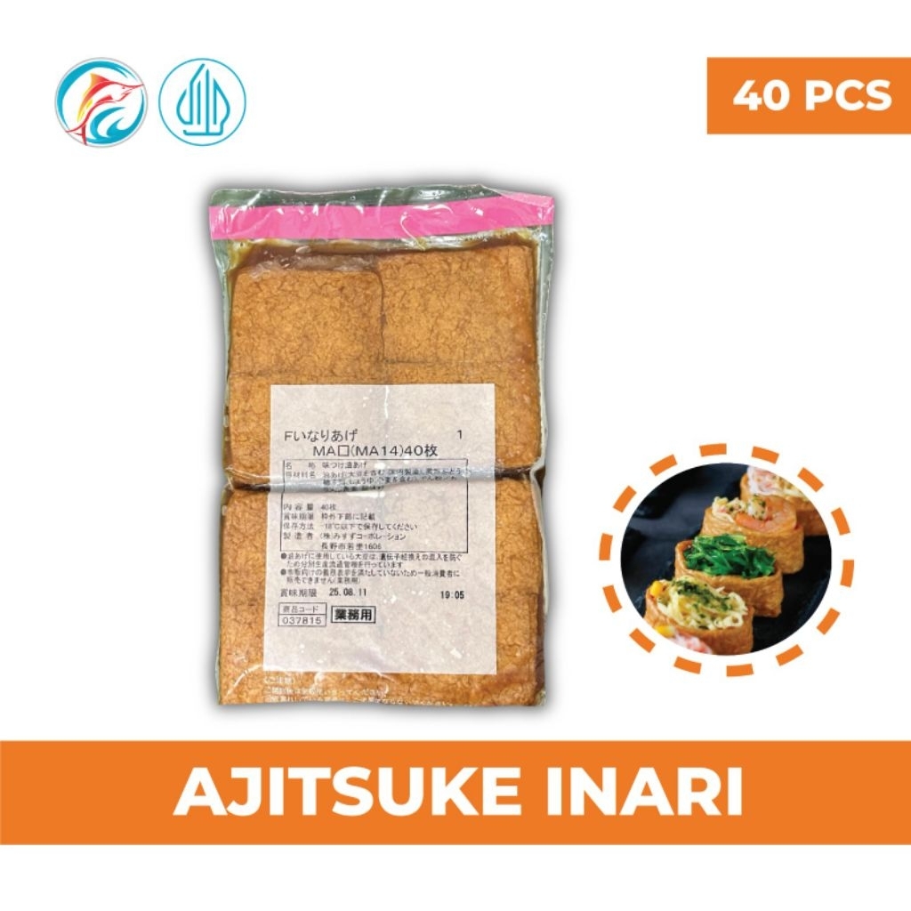 Ajitsuke Inari Kulit Tahu Jepang / Kulit Tahu Sushi 40 pcs