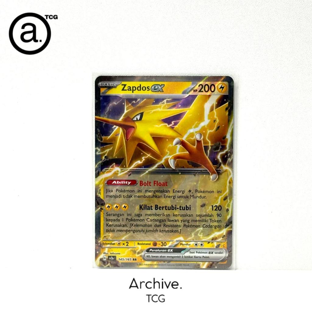 Zapdos ex RR (145/165) Pokemon Indonesia ~ Pokemon 151 SV2A