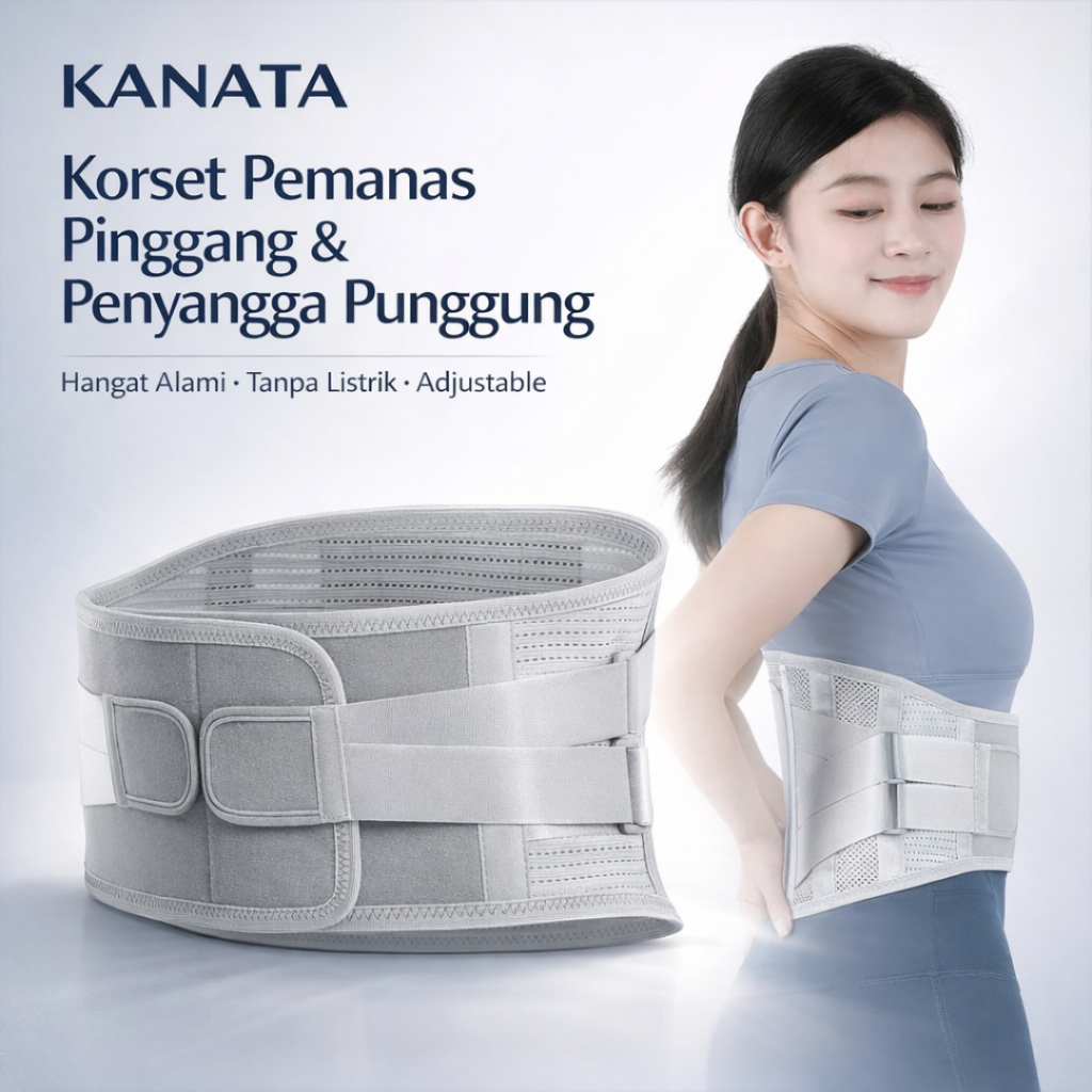 Sabuk Terapi Pinggang Penyangga Punggung Bawah dengan Plate Korset Pinggang Penyangga Punggung dan P