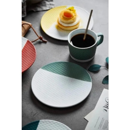 Gelas Keramik / Gelas Minum Tatakan Glory CANGKIR KERAMIK GELAS SENDOK COFFEE CUP Gelas Mug Vintage 