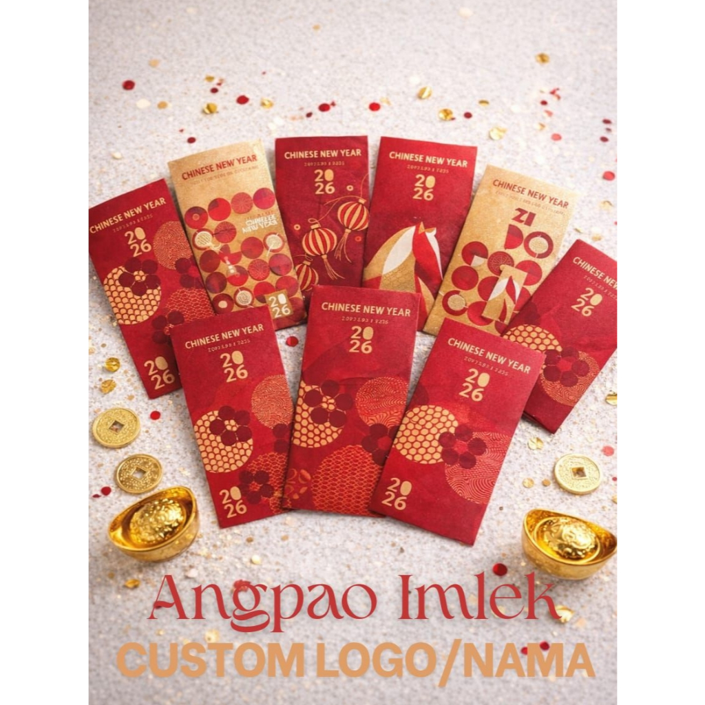 Angpao Imlek bisa custom nama/logo