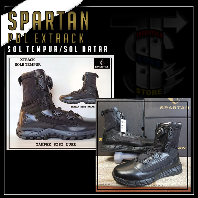 SPARTAN ORIGINAL || SEPATU PDL TYPE EXTRACT SOL TEMPUR/SOL BIASA ORIGINAL KULIT SAPI