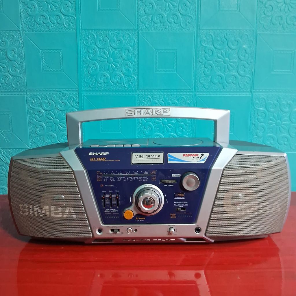 radio tape mini simba SHARP