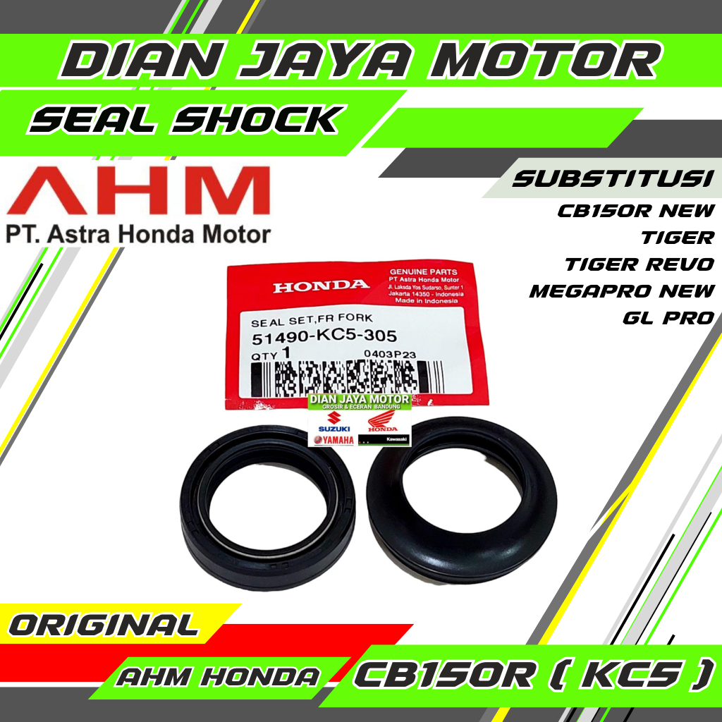 (AHM) SIL SOK DEPAN + SIL DEBU HONDA MEGAPRO NEW MONO SHOCK GLPRO TIGER NEOTEK KRM KC5 ORI AHM HGP O