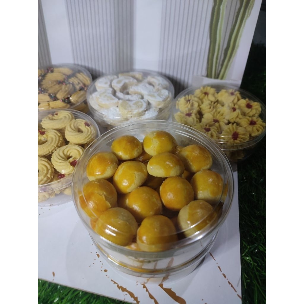 Kue Kering nastar nanas wisman Isi 250 gram 1 Toples homemade termurah / kue lebaran