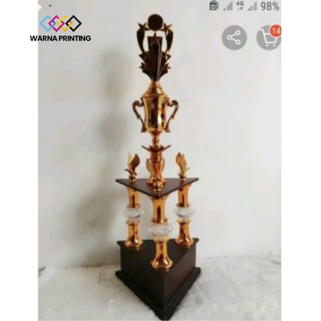 PIALA KEJUARAAN KAKI 3 SATUAN & SET PIALA OSLO KECIL TATAKAN MARMER