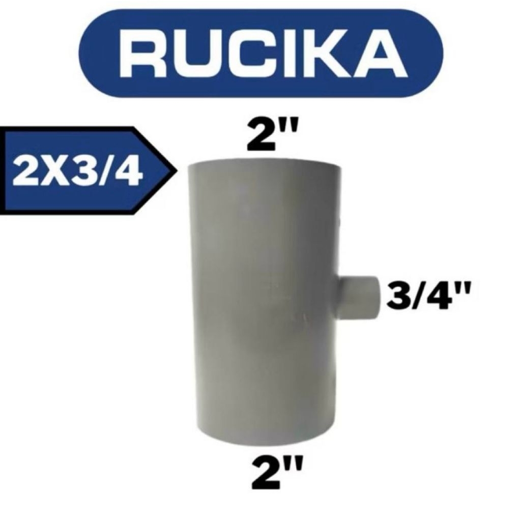 RUCIKA TEE 2 X 3/4 AW INCH RUCIKA T 2 x 3/4 AW INCH RUCIKA