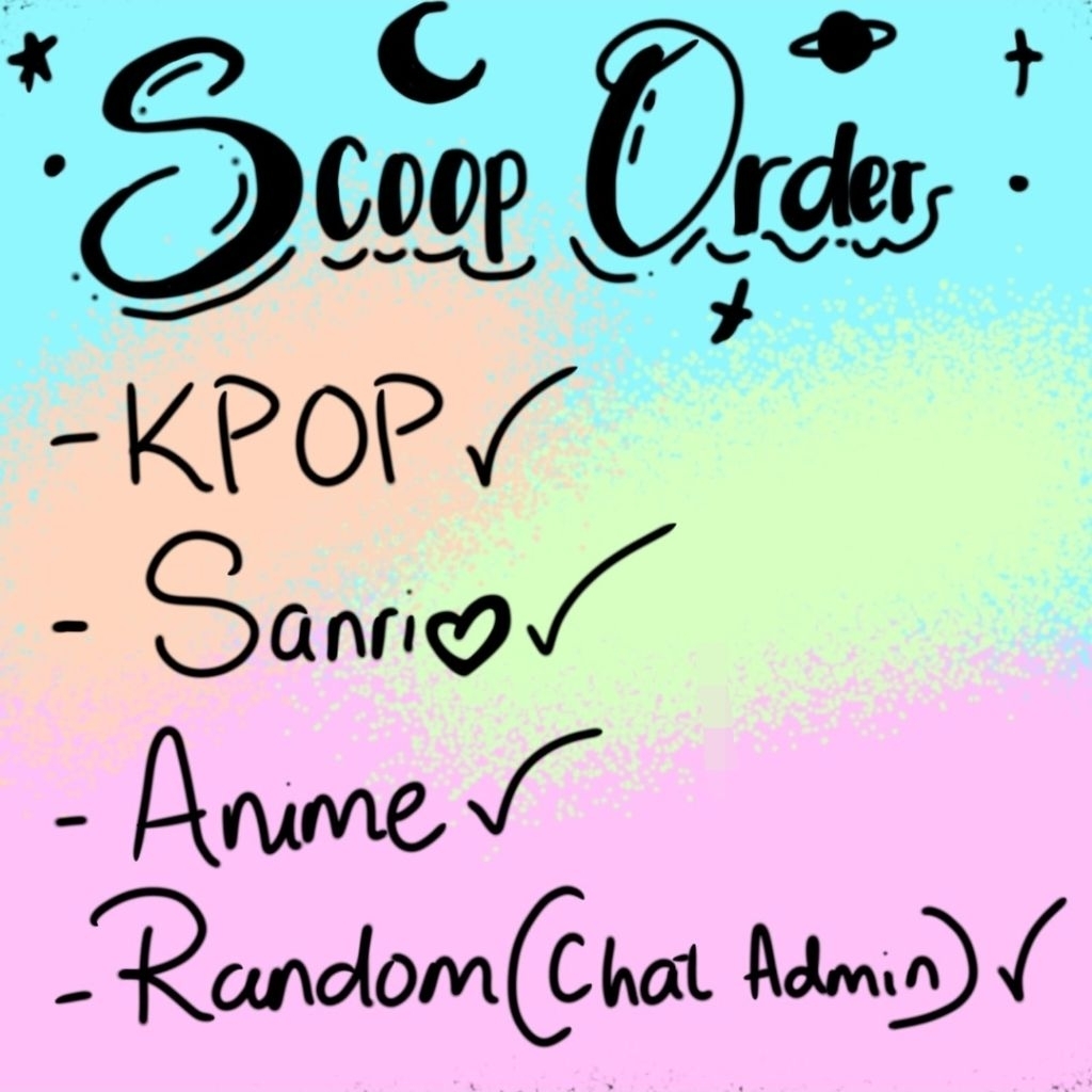 Scoop Order (KPOP, ANIME, SANRIO, MYSTERY EDITION)
