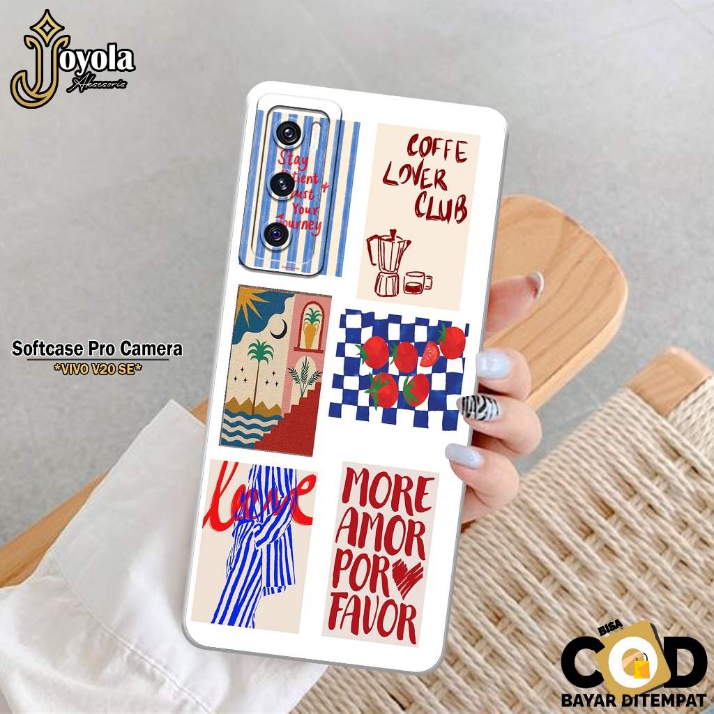 Case Vivo V20 SE Casing Hp Vivo V20 SE JOYOLA Case Aesthetic Kesing Vivo V20 SE Silikon Cover Pro Ca