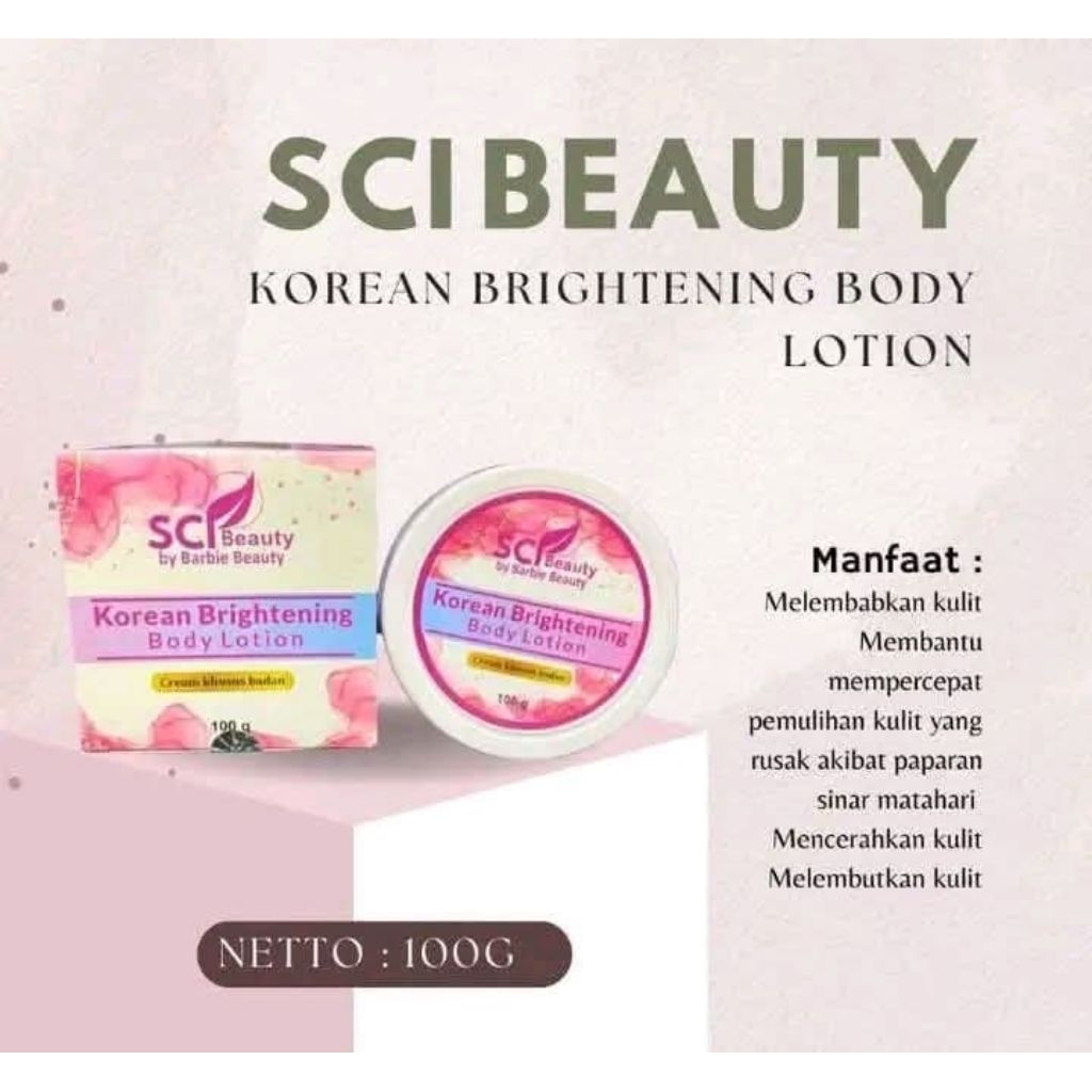 [PROMO] Hb korean SCI  brightening lotion BPOM CEPAT PUTIH