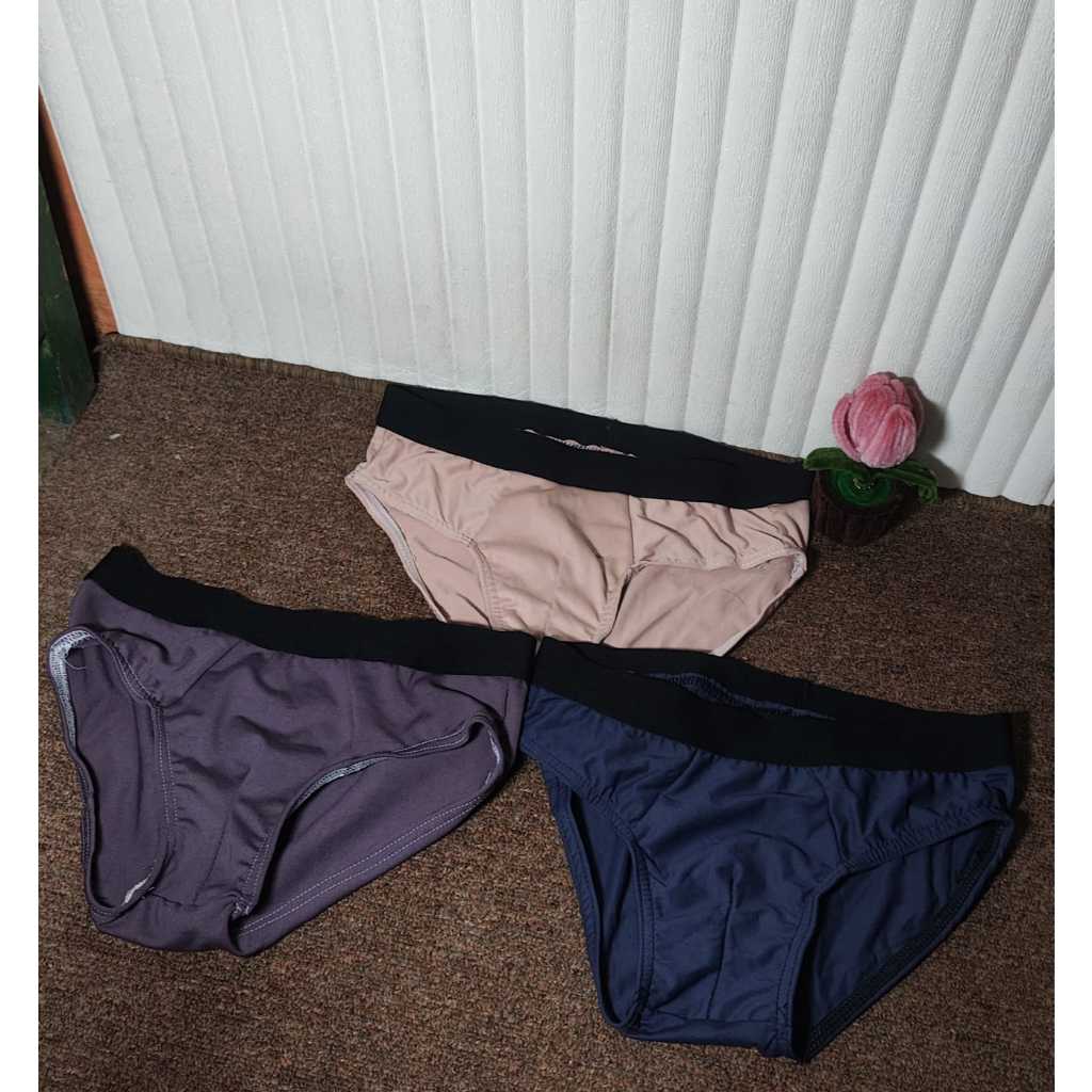 paket 3pcs CELANA DALAM PRIA CD I dengan bahan karet yang tidak membekas di kulit, nyaman, tidak ger