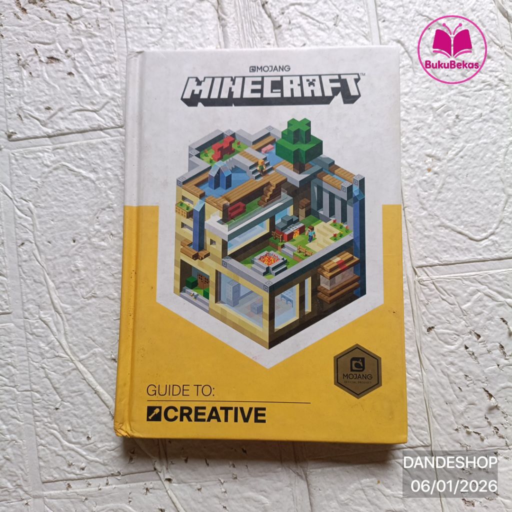 MINECRAFT Guide to Creative by Mojang - Buku bekas HARDCOVER (english)