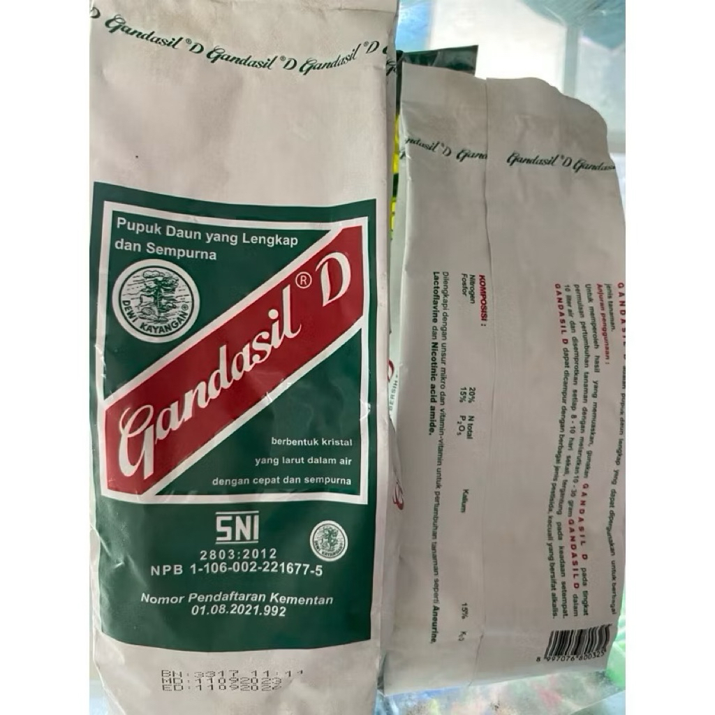 Pupuk gandasil D 500gram
