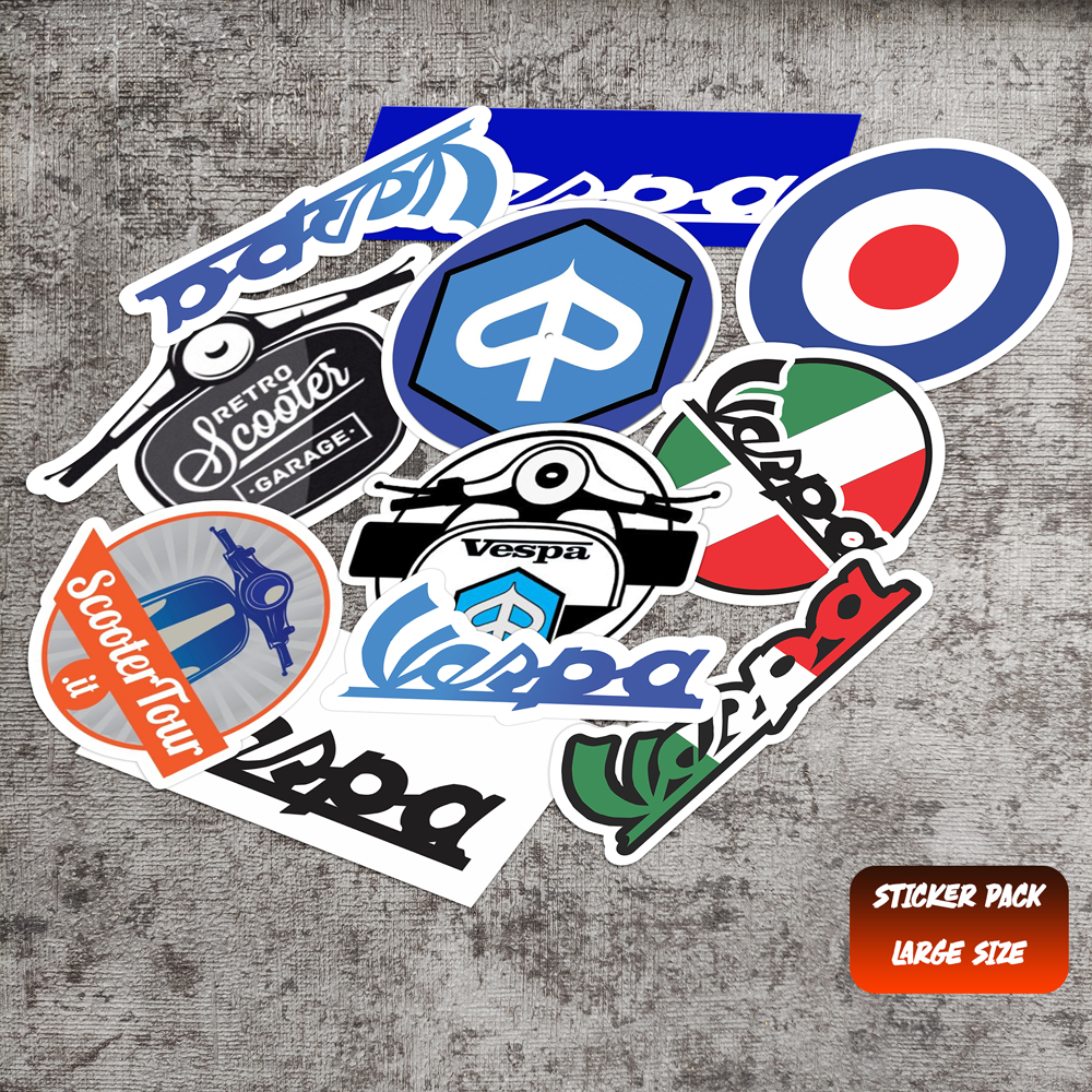 Stiker Logo Vespa STIKER PACK
