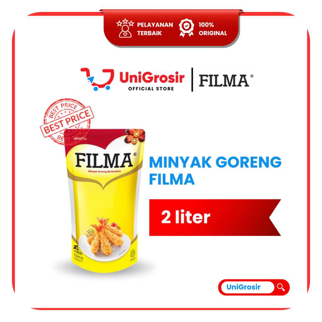 [UniGrosir] MINYAK GORENG FILMA POUCH ~ 2 Liter Pouch