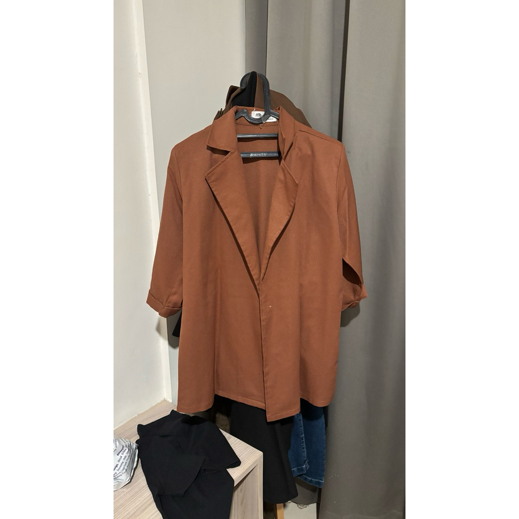 BLAZER WANITA COKLAT