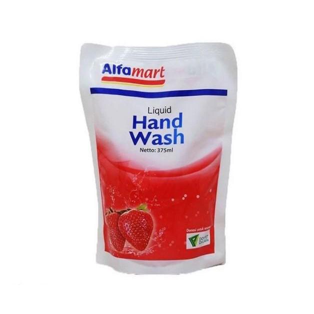 Alfamart Hand Wash Sabun Cuci Tangan Strawberry Refill 375 ml