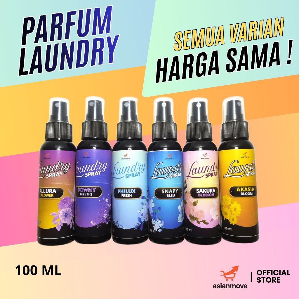 Parfum Laundry Parfum Loundry Tahan Lama dan Wangi Pewangi Pelicin Pakaian Ori Mawar Sakura Parfume 