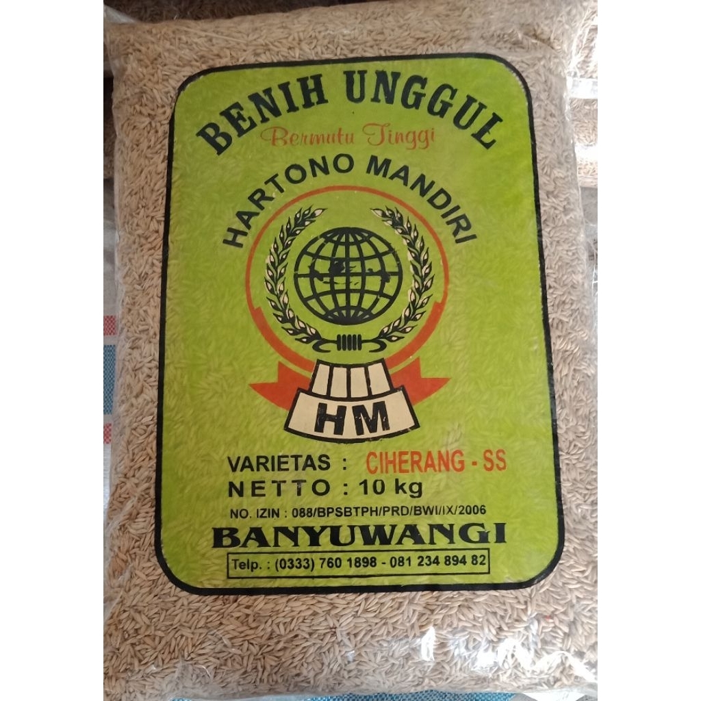 BenihBerserfikat varietas CIHERANG.SS10kg