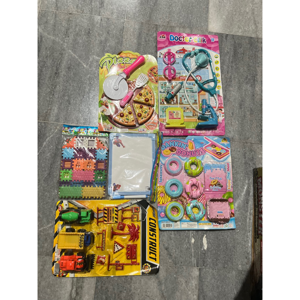 Paket Mainan Anak 6pcs Paket Usaha Mainan Anak