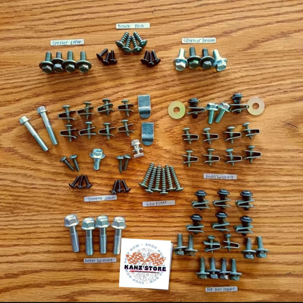Baut Body Sonic 150 R Fullset / Baut Sonic Lengkap