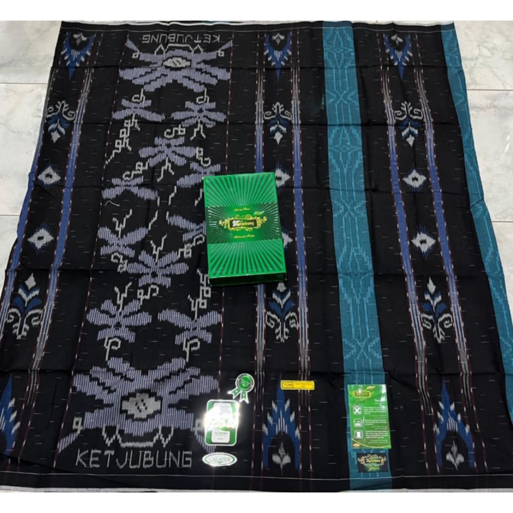 SARUNG KETJUBUNG TIPE TCW GREEN JAHIT TENGAH