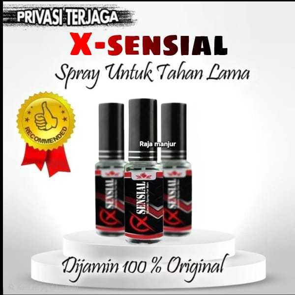 15 ml XSENSIAL Spray - Herbal Alami untuk Ereksi Kencang, Lancarkan Aliran Darah, Tahan Lama