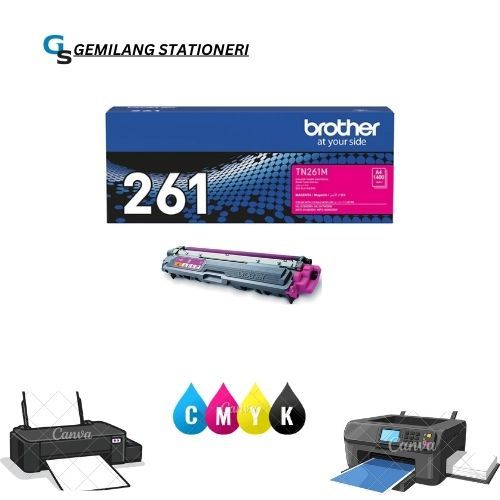Toner Brother TN-261 Magenta MFC 9330CDW / HL 3170CDW Original