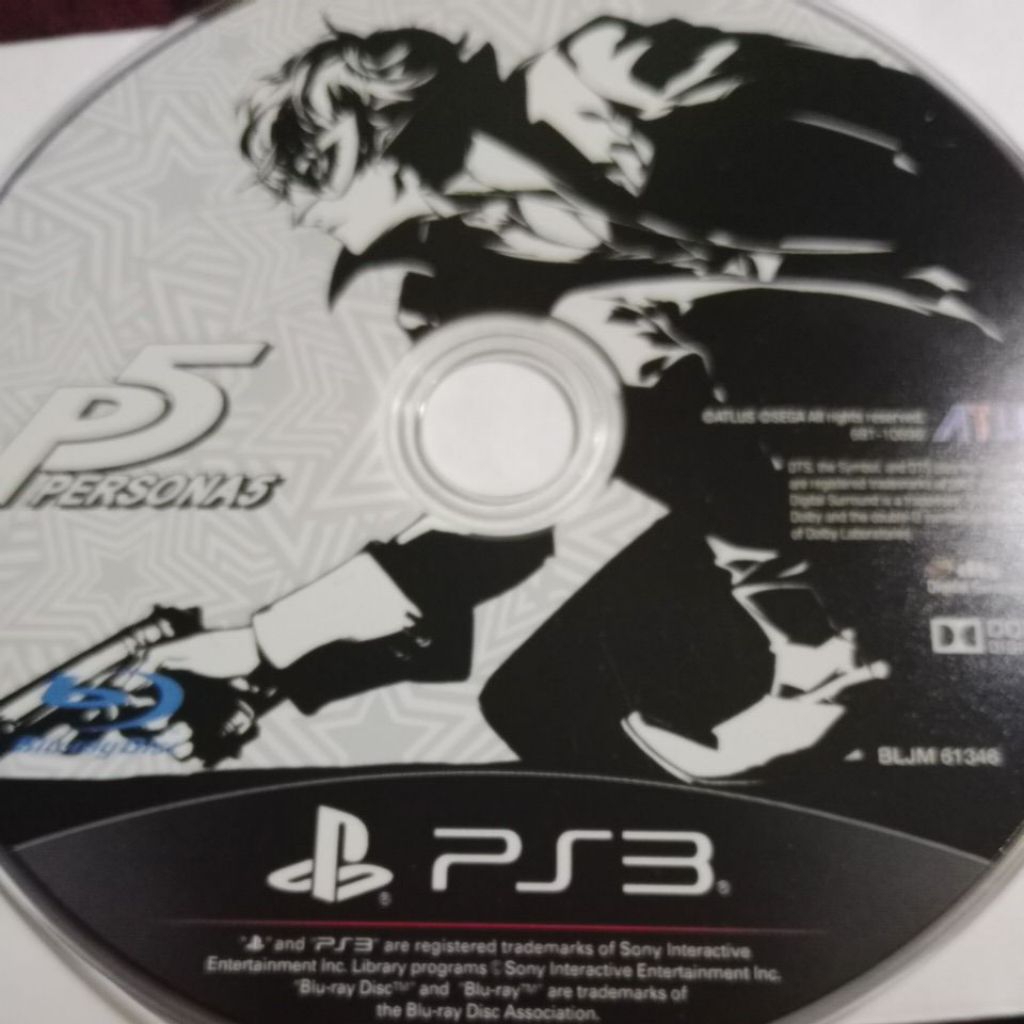 KASET PS3 PERSONA 5 SECOND