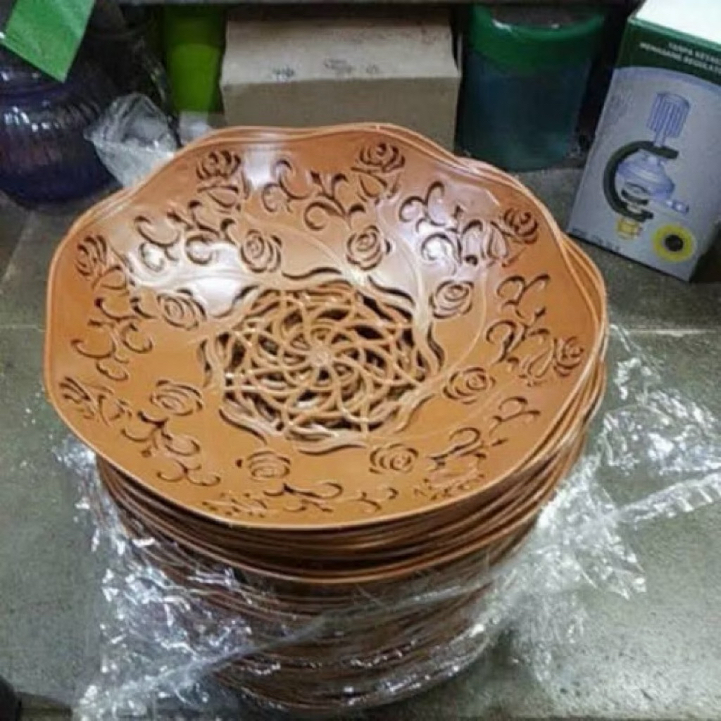 jikin plastik alas makanan | jikin rotan plastik