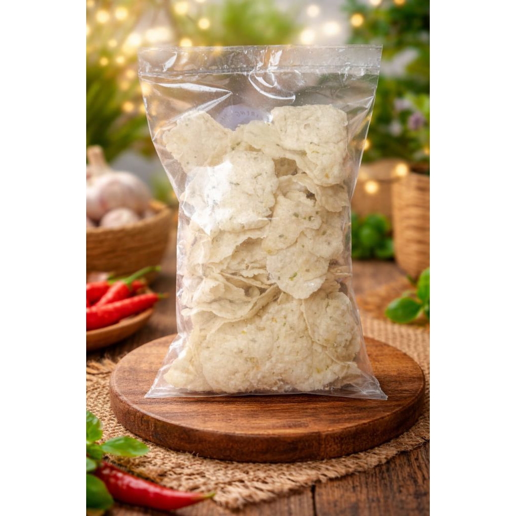 keripik cireng bandung.rasa original tidak pedas berat 250gr . gurih renyah