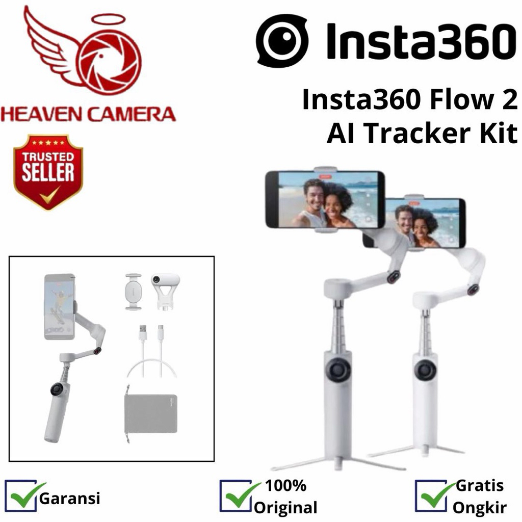 Insta360 Flow 2 AI Tracker Bundle / Insta360 Flow 2 / Insta360 Flow AI