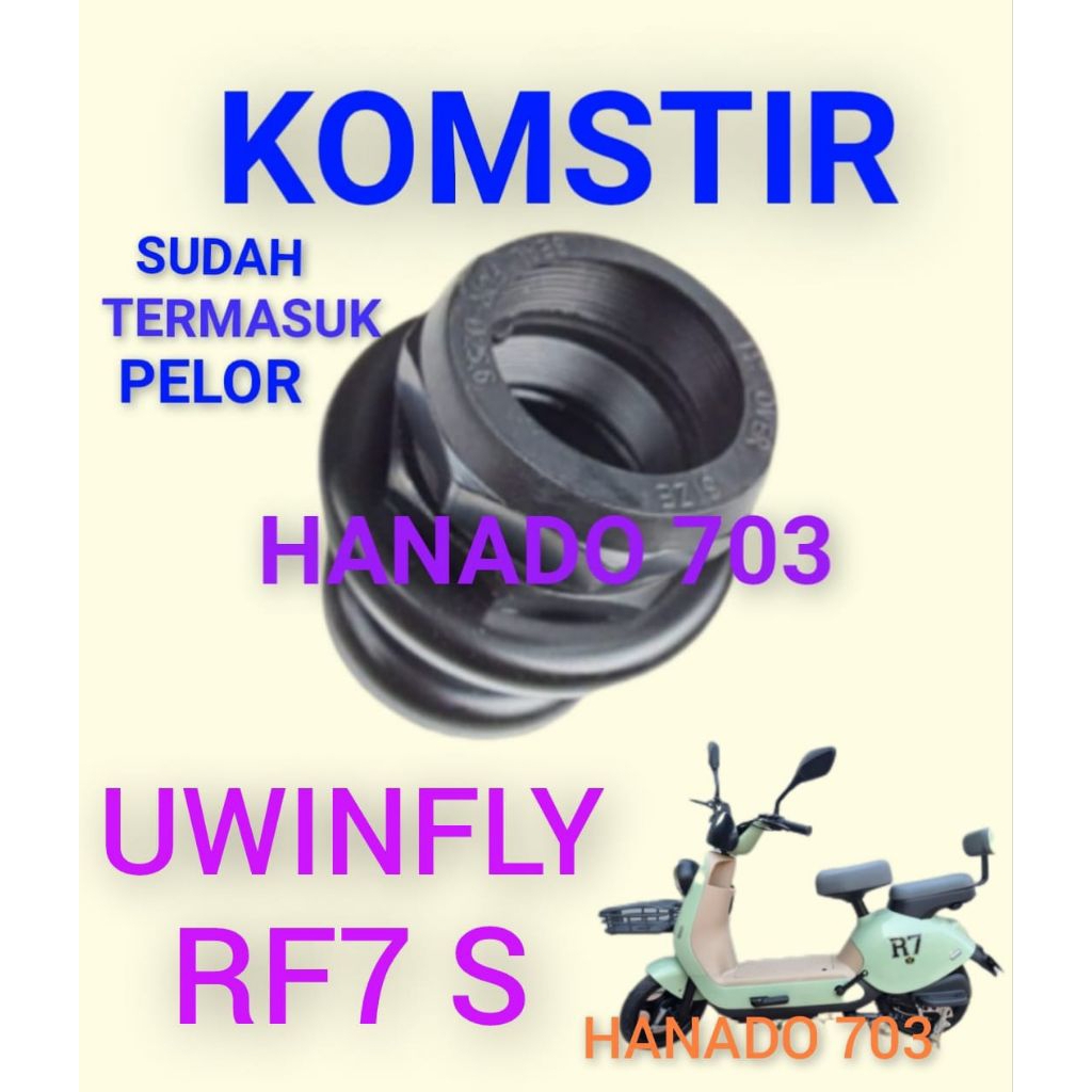 komstir sepeda listrik uwinfly RF7 S kones headset komfork sepeda listrik uwinfly rf7s