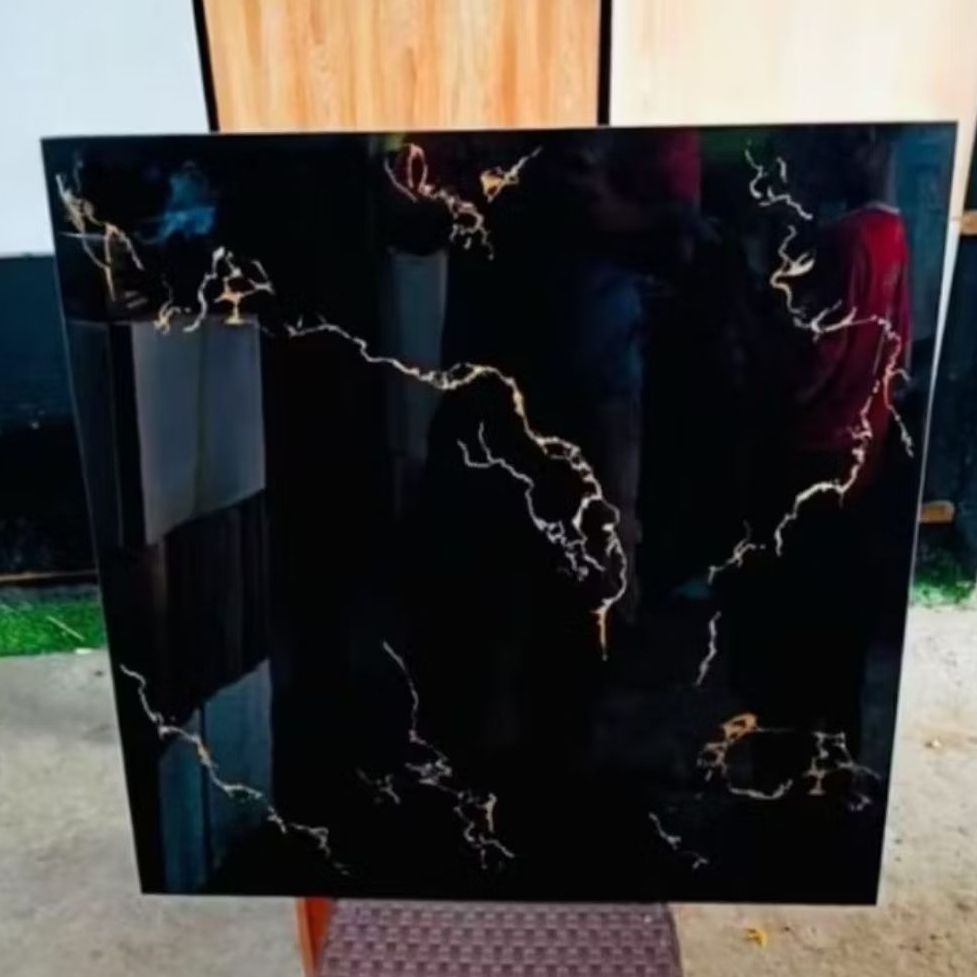 Granit lantai glazed polish 60×60 | garvita black