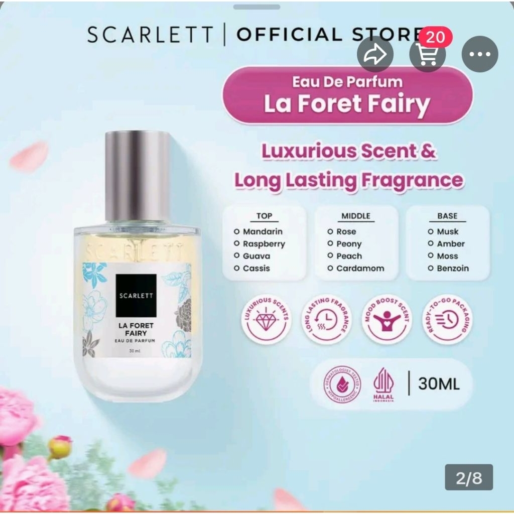 Parfum Scarlett Preloved