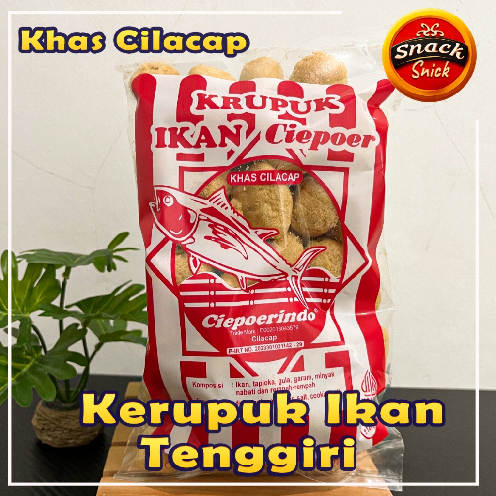 Kerupuk Ikan Tengiri Khas Cilacap Krupuk Ikan Renyah Amplang Ikan