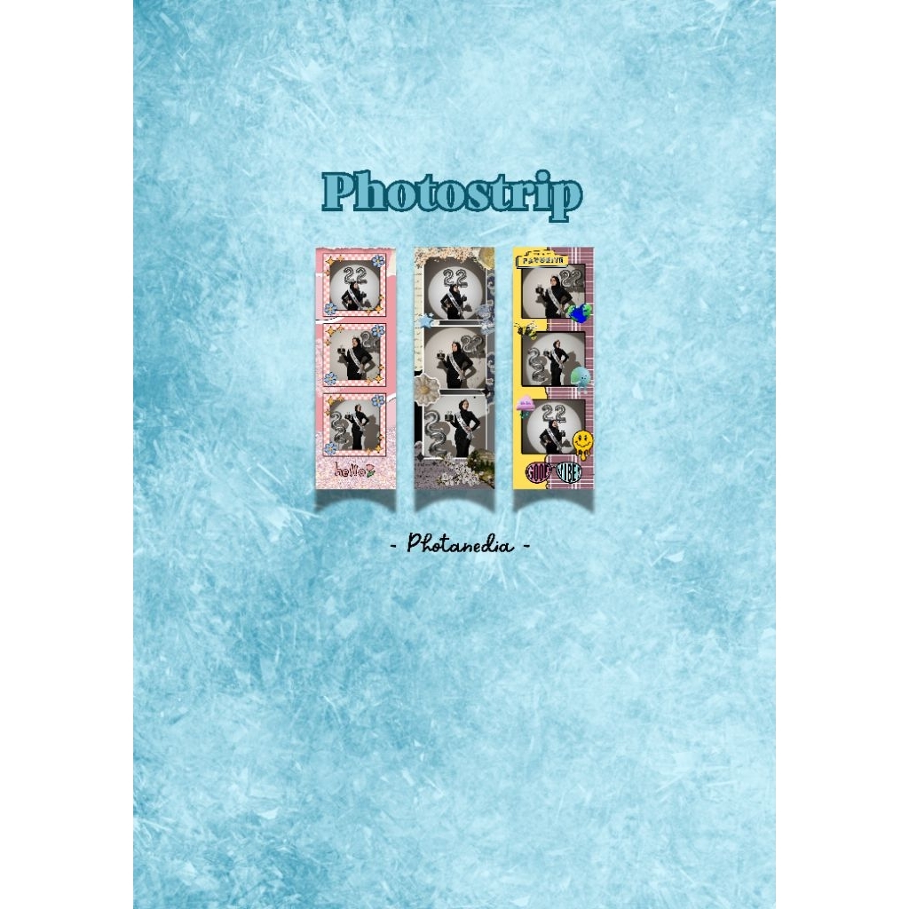 Photostrip custom Photostrip aesthetic photostrip custom cetak foto sendiri photostrip mini
