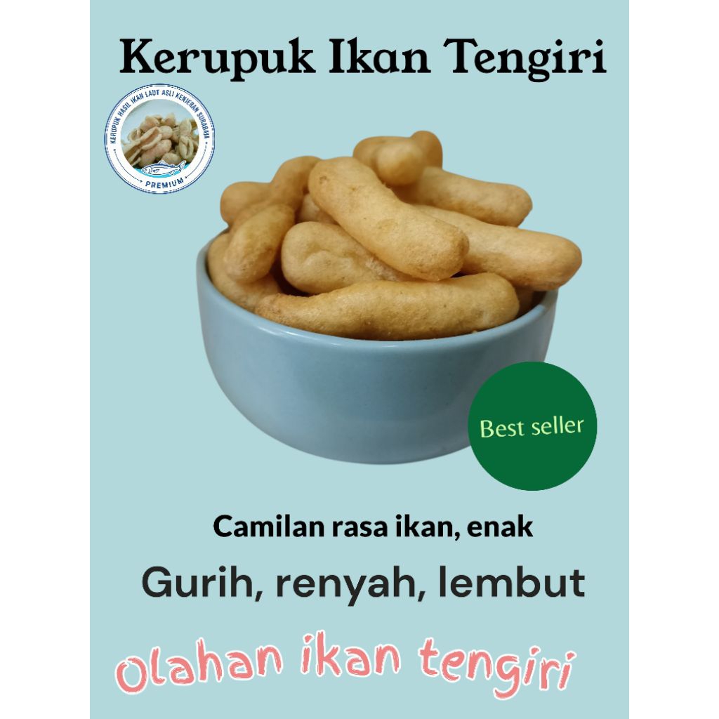 OLEH-OLEH KHAS SURABAYA || Kerupuk Ikan Tengiri