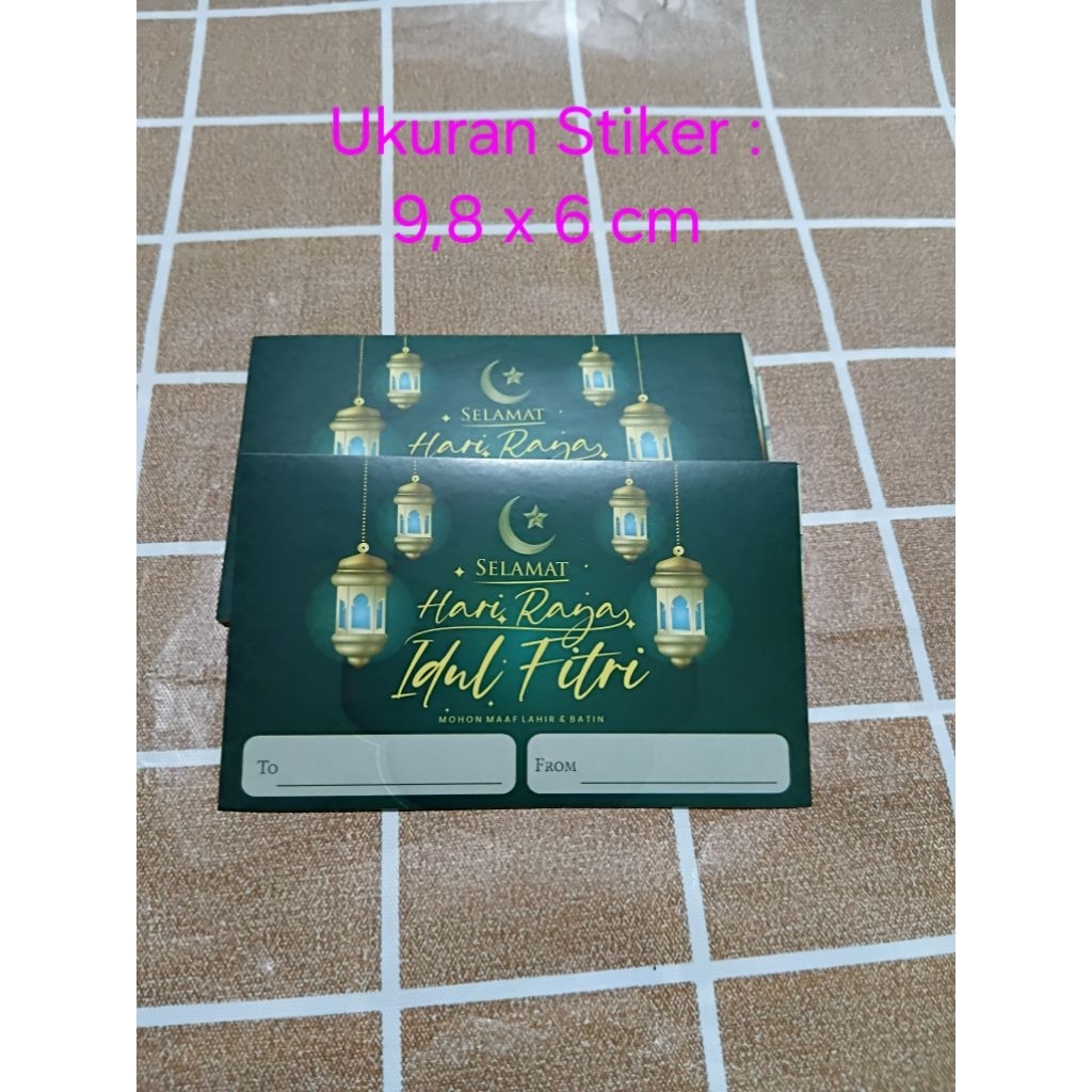 STIKER IDUL FITRI STIKER HAMPERS STIKER PARSEL IDUL FITRI