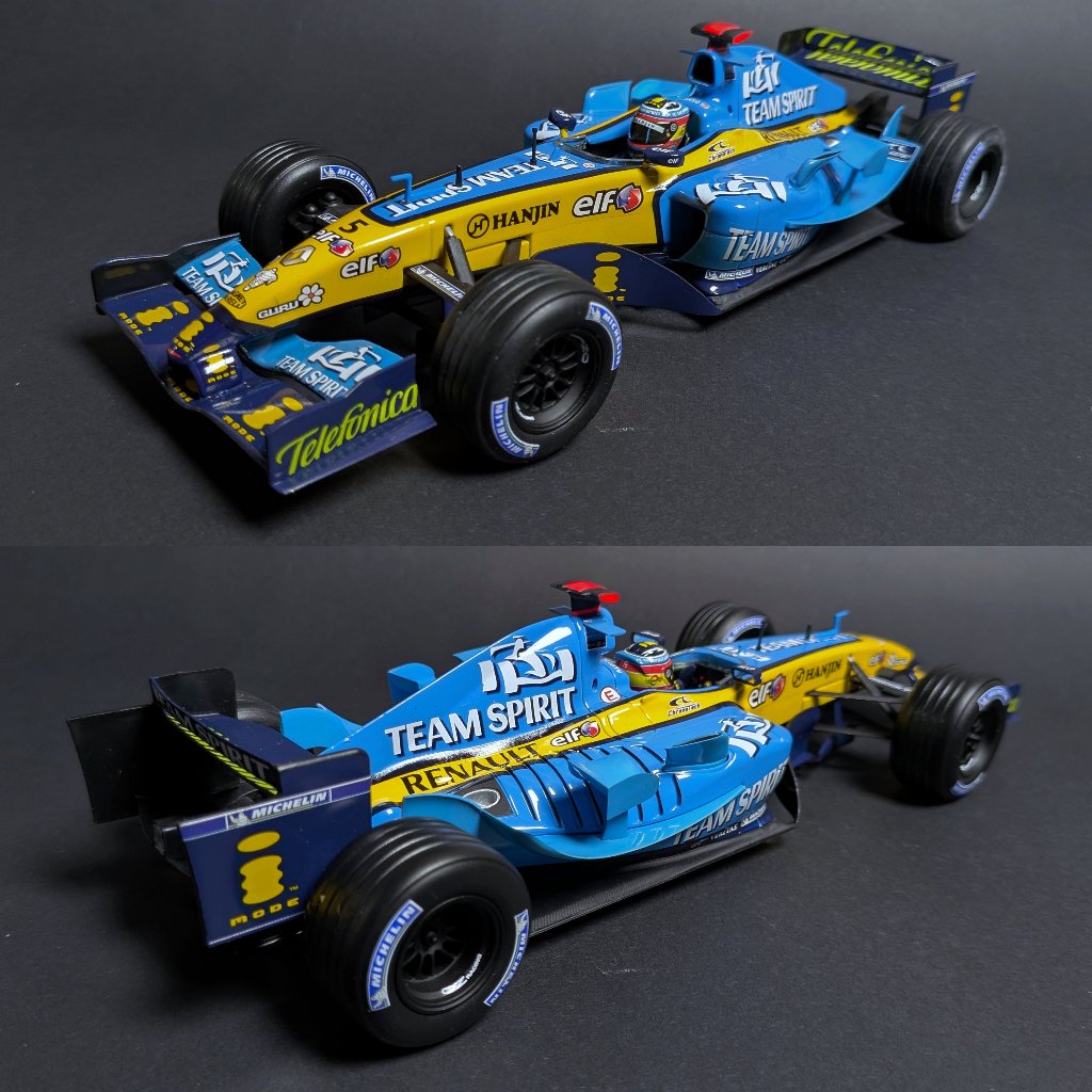 Hot Wheels Racing Renault R25 2005 - Fernando Alonso - 1/18 Scale